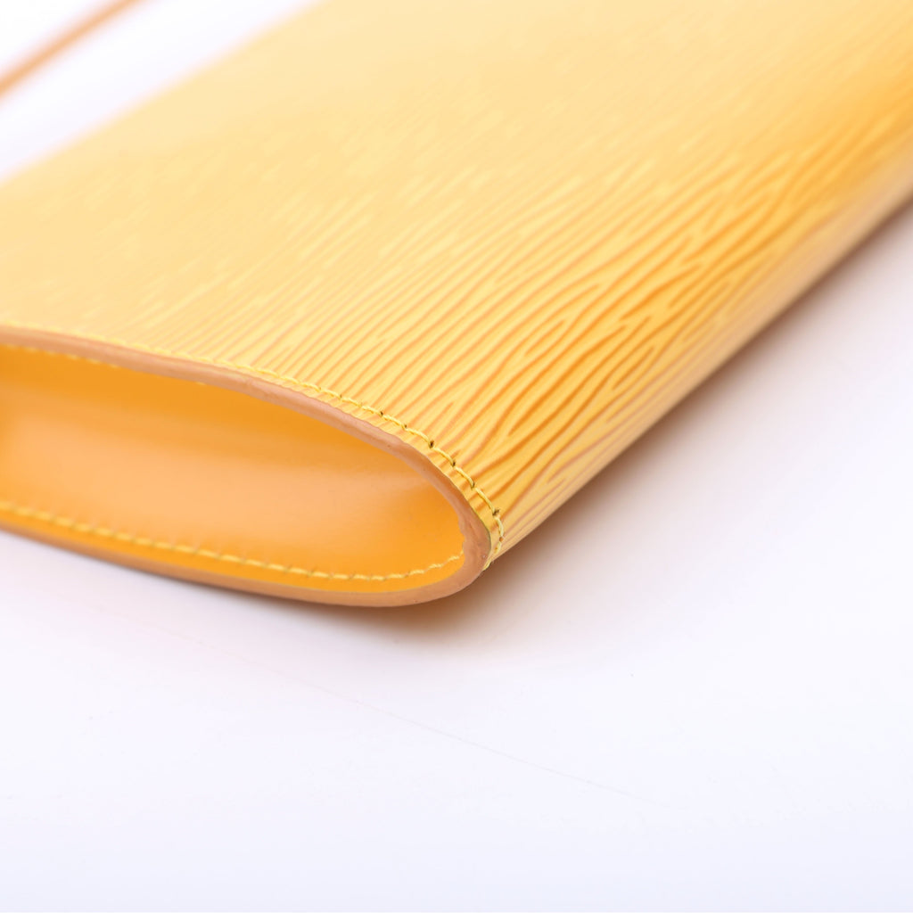 Pochette Accessories Epi Yellow
