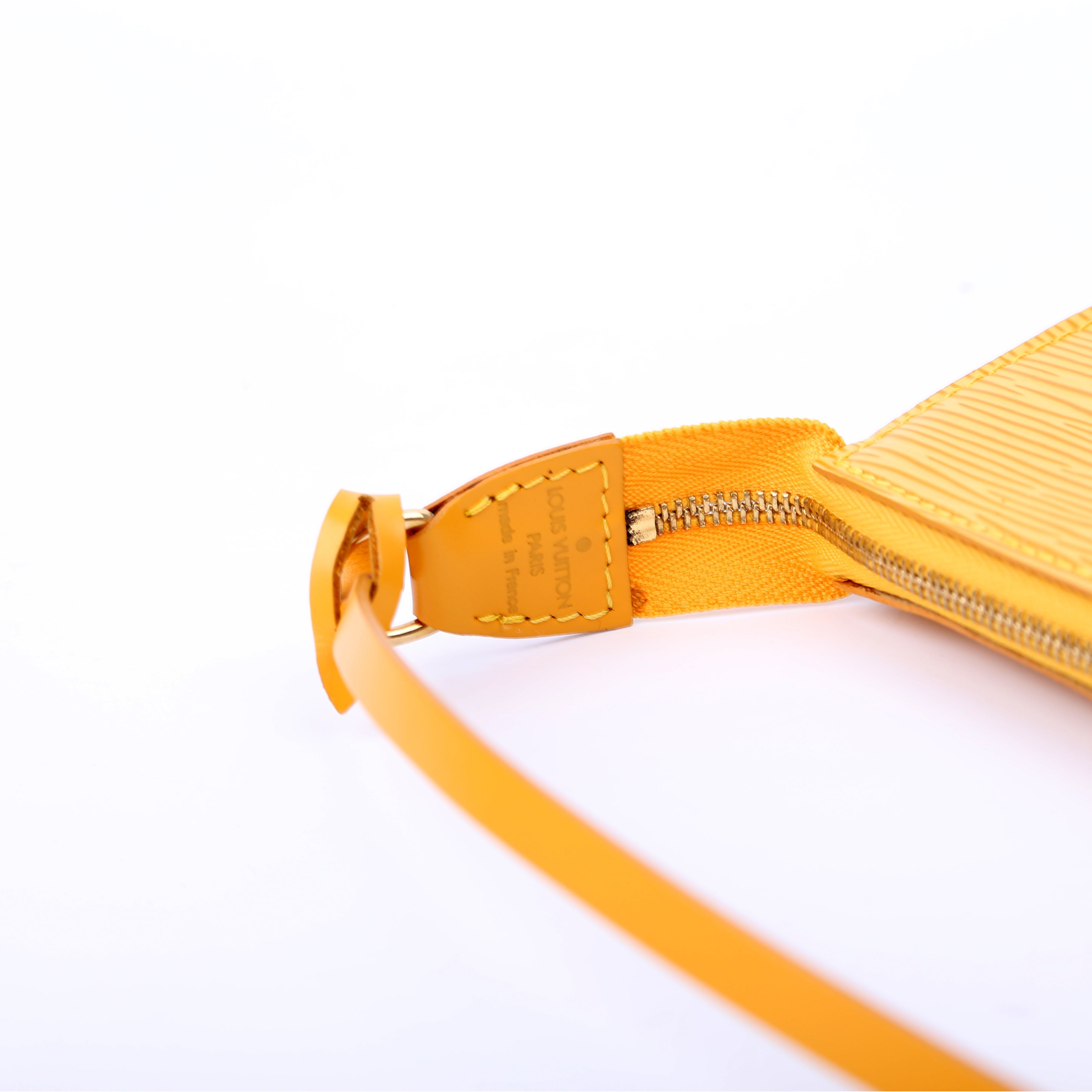 Pochette Accessories Epi Yellow