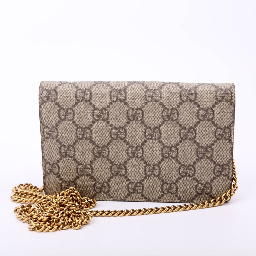 Gucci 481291 GG Supreme Cherries Mini Bag Red