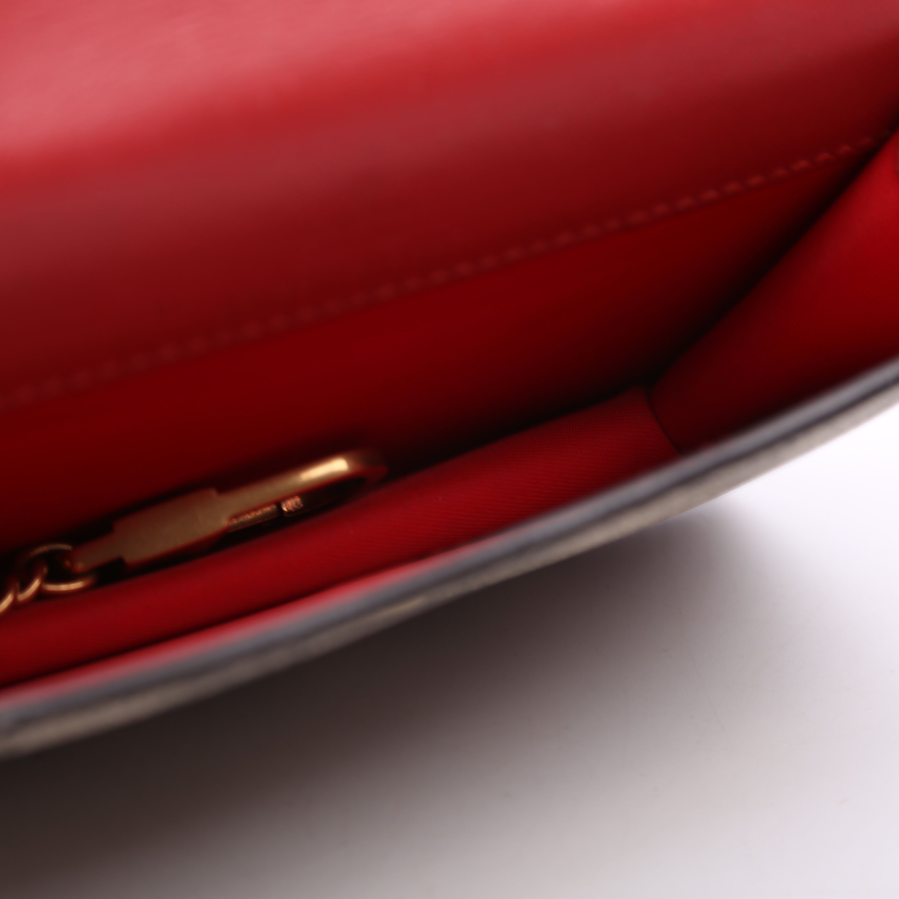 Gucci 481291 GG Supreme Cherries Mini Bag Red