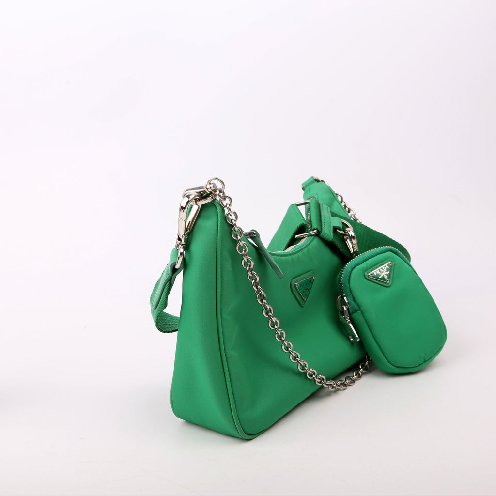 Nylon Re-Edition 2005 Shoulder Bag Green