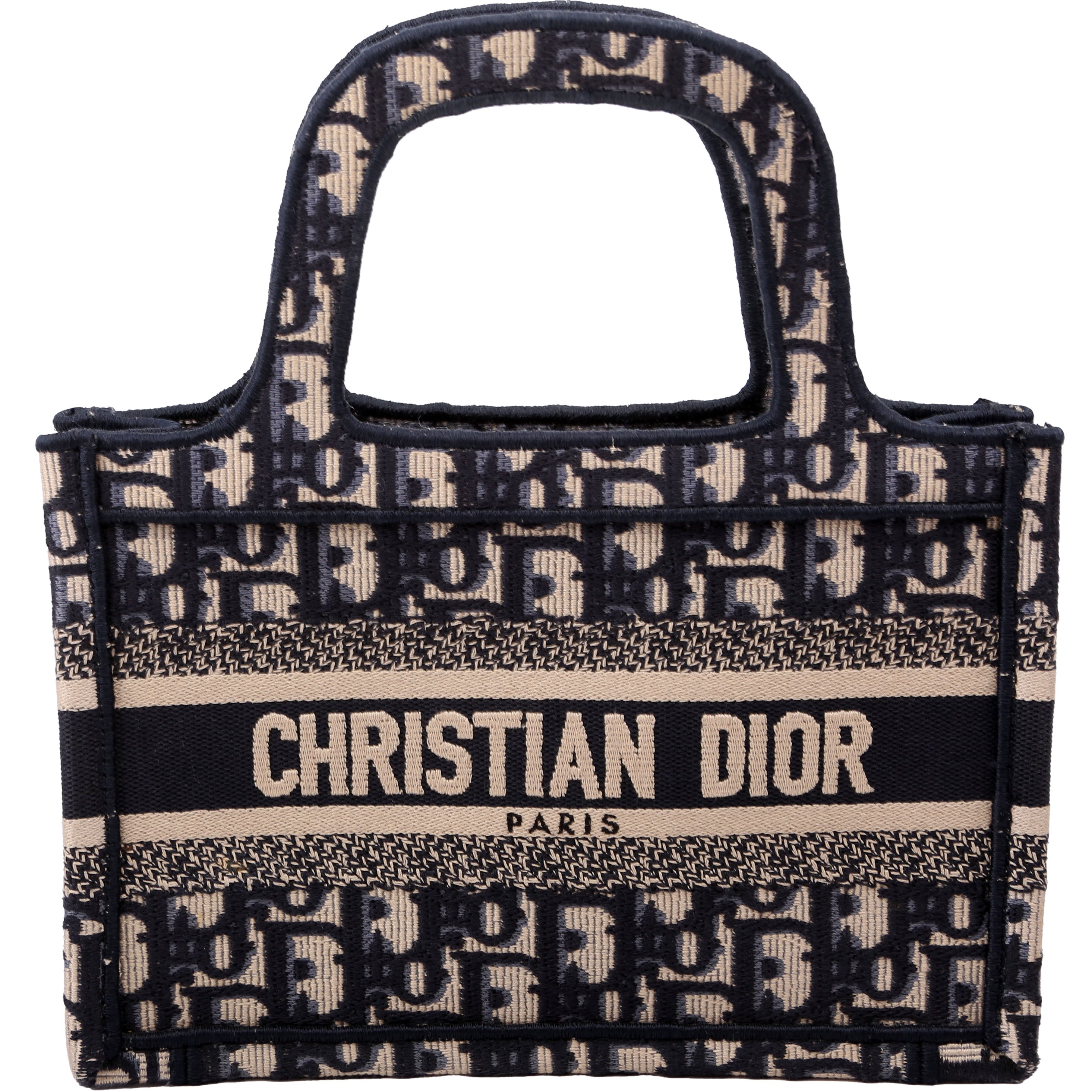 Dior Book Tote Mini Navy
