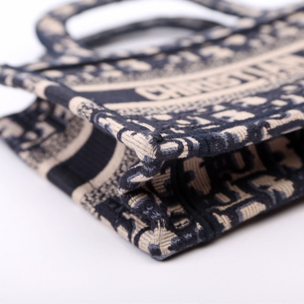 Dior Book Tote Mini Navy