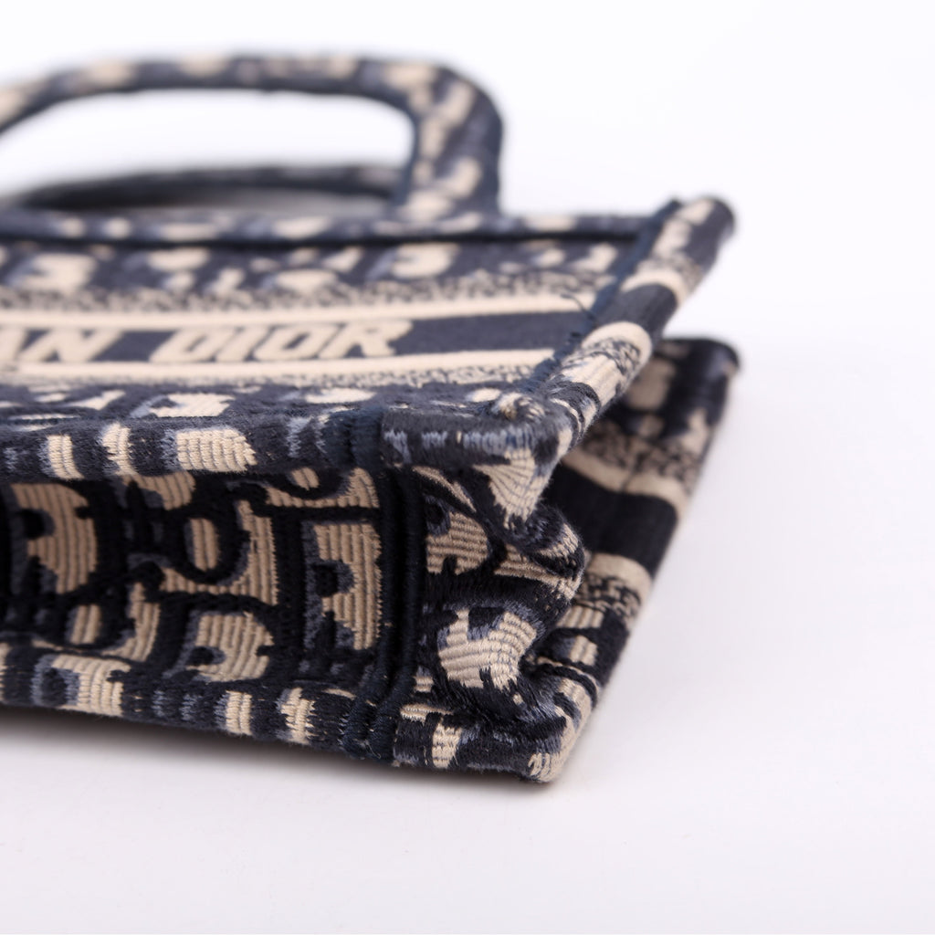 Dior Book Tote Mini Navy