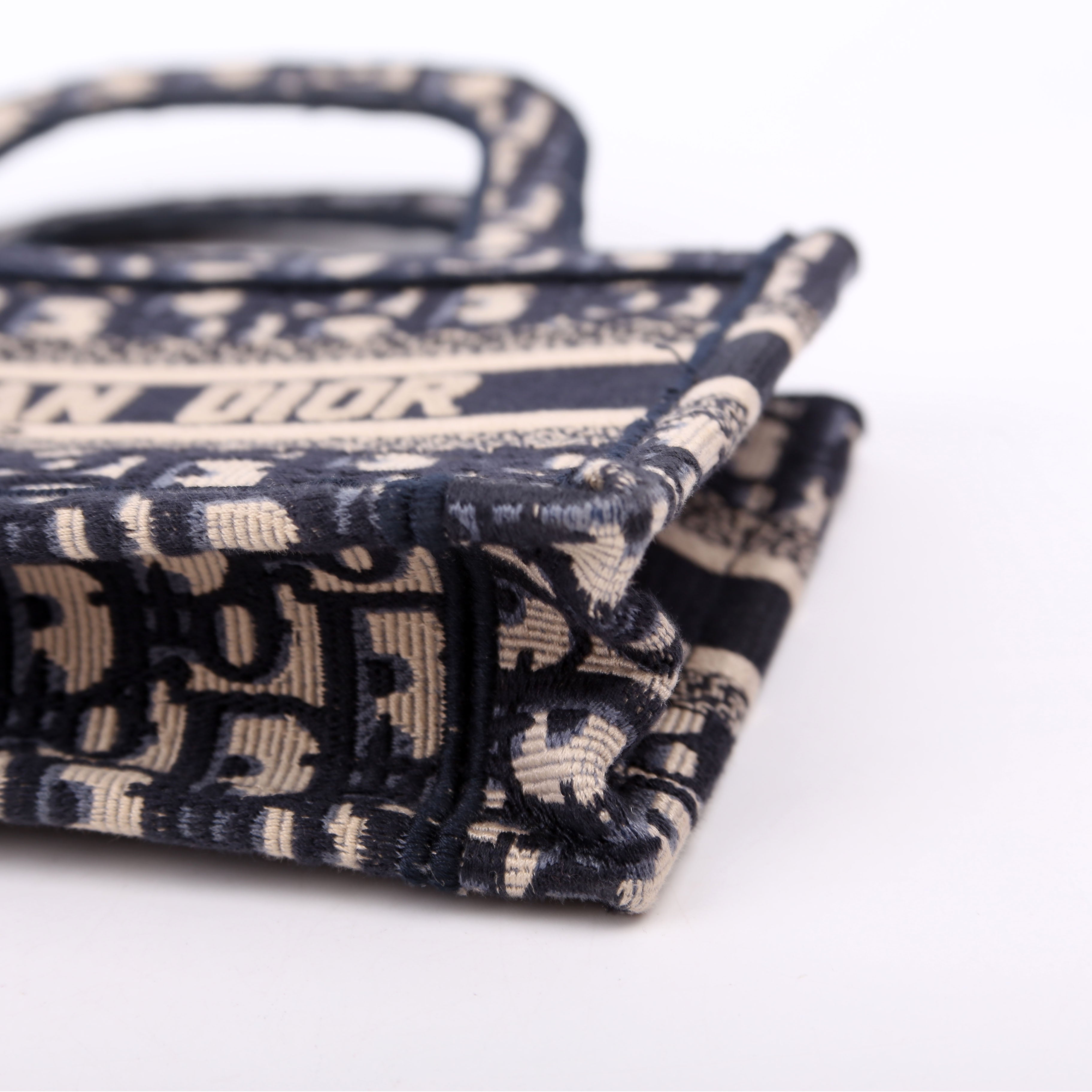 Dior Book Tote Mini Navy