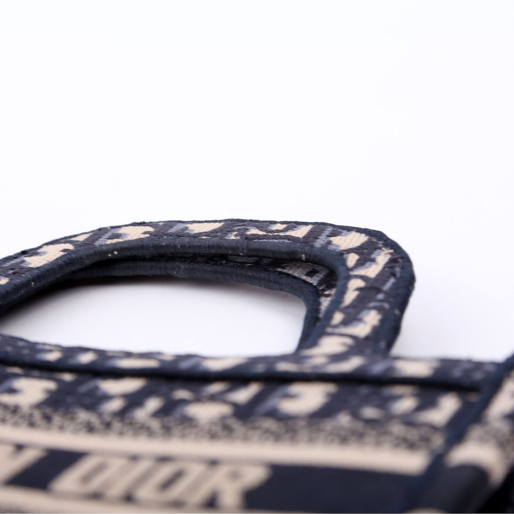 Dior Book Tote Mini Navy