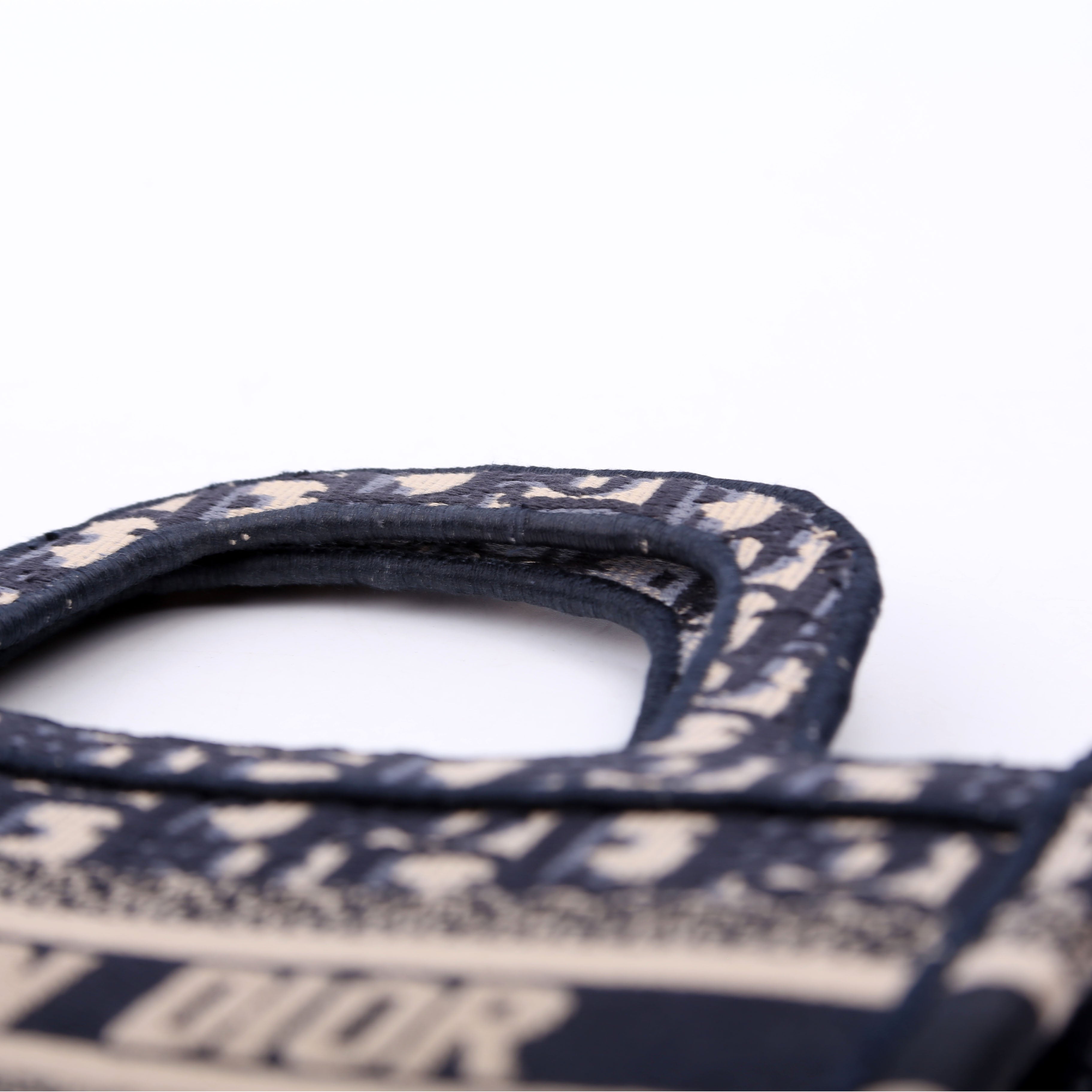Dior Book Tote Mini Navy