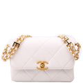 Mini Flap Bag RFID White