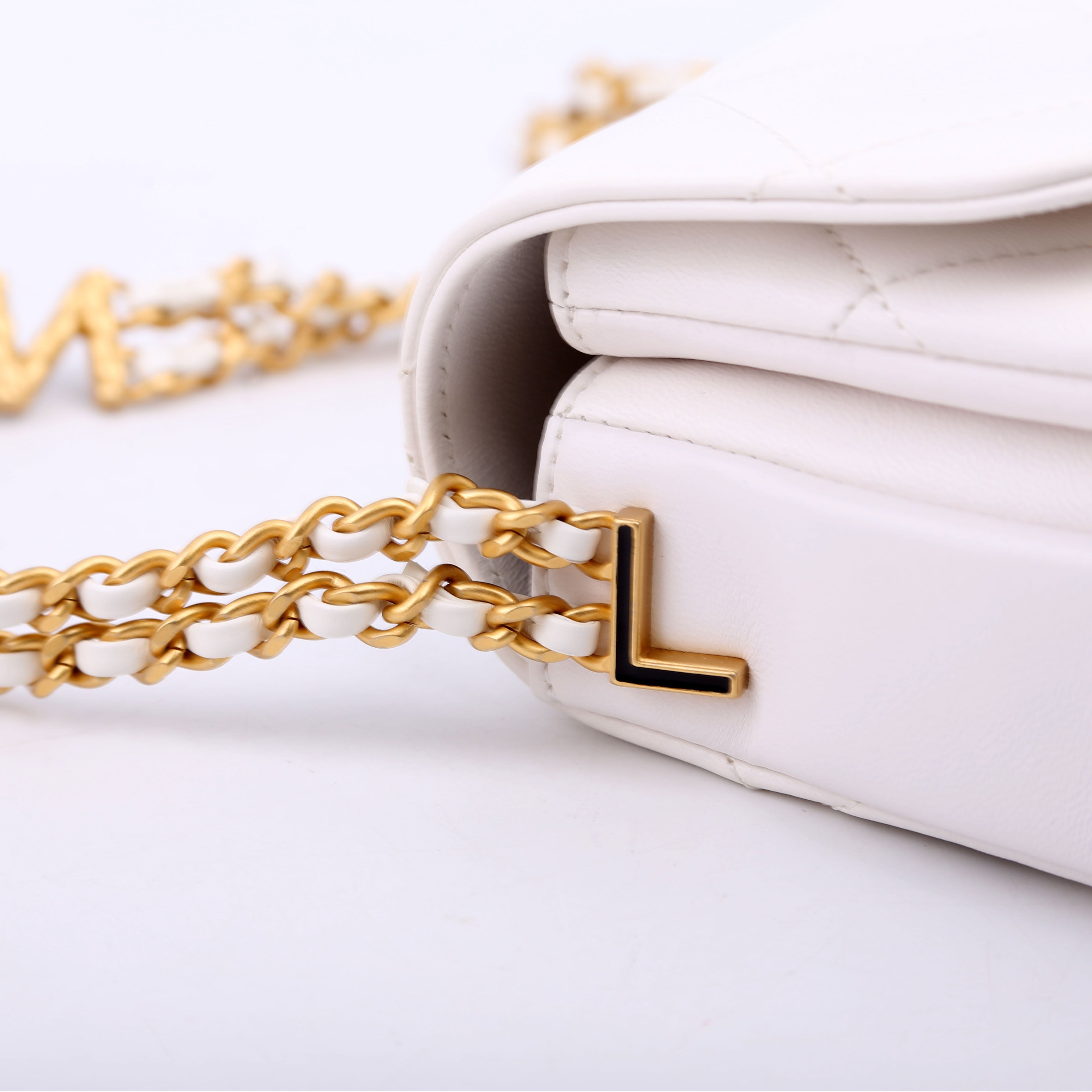 Mini Flap Bag RFID White