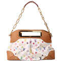 Judy MM Multicolor Monogram White