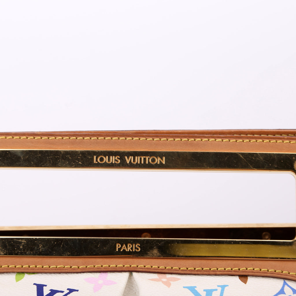 Judy MM Multicolor Monogram White