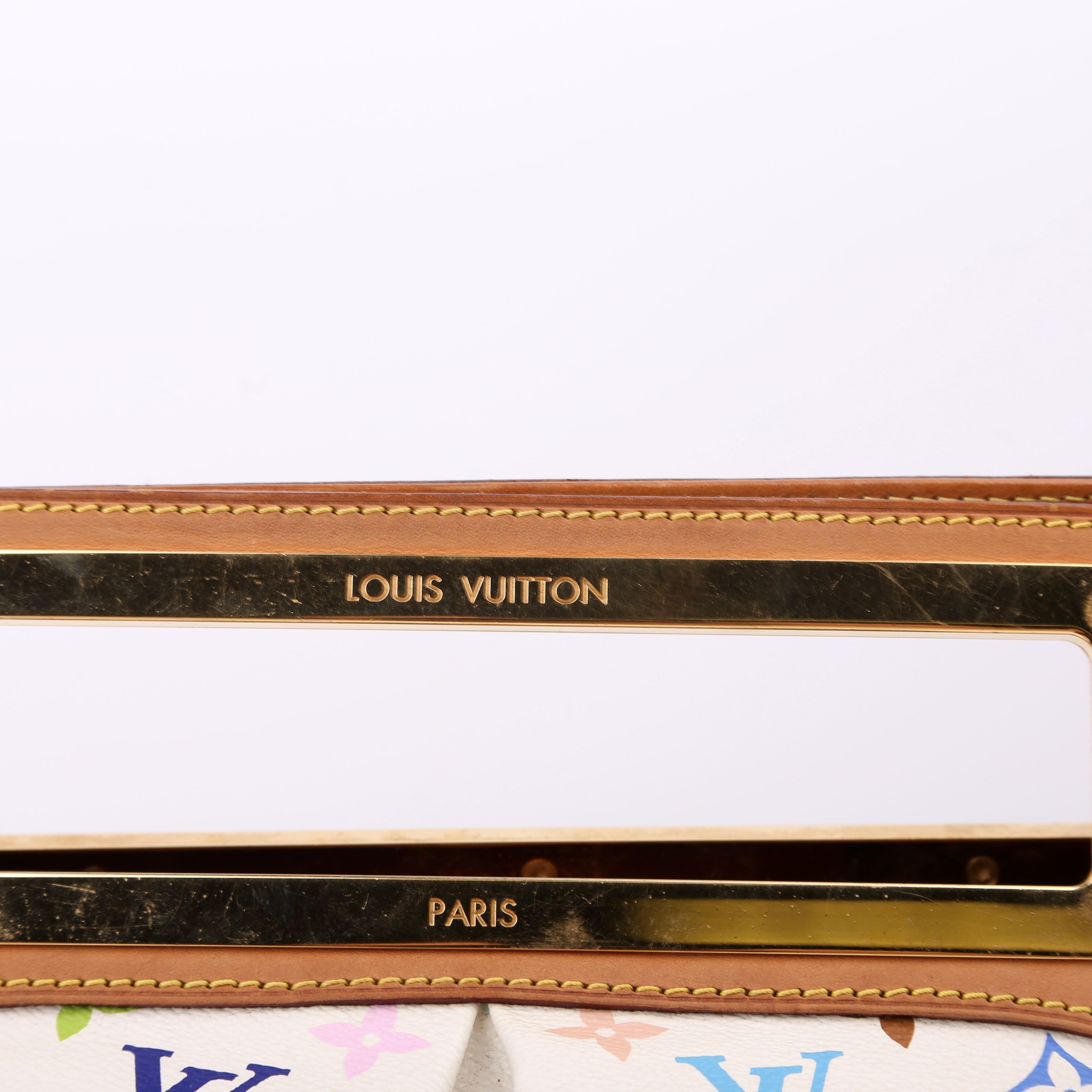 Judy MM Multicolor Monogram White