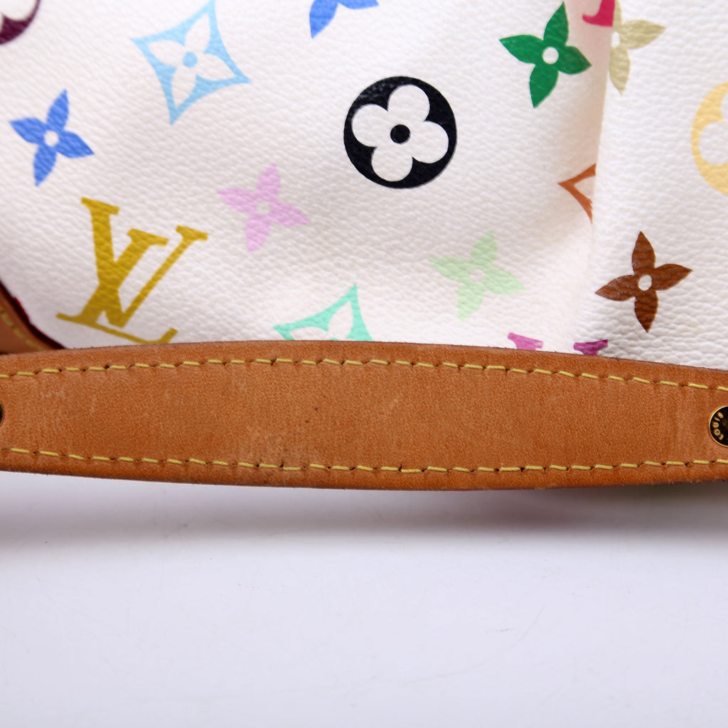 Judy MM Multicolor Monogram White