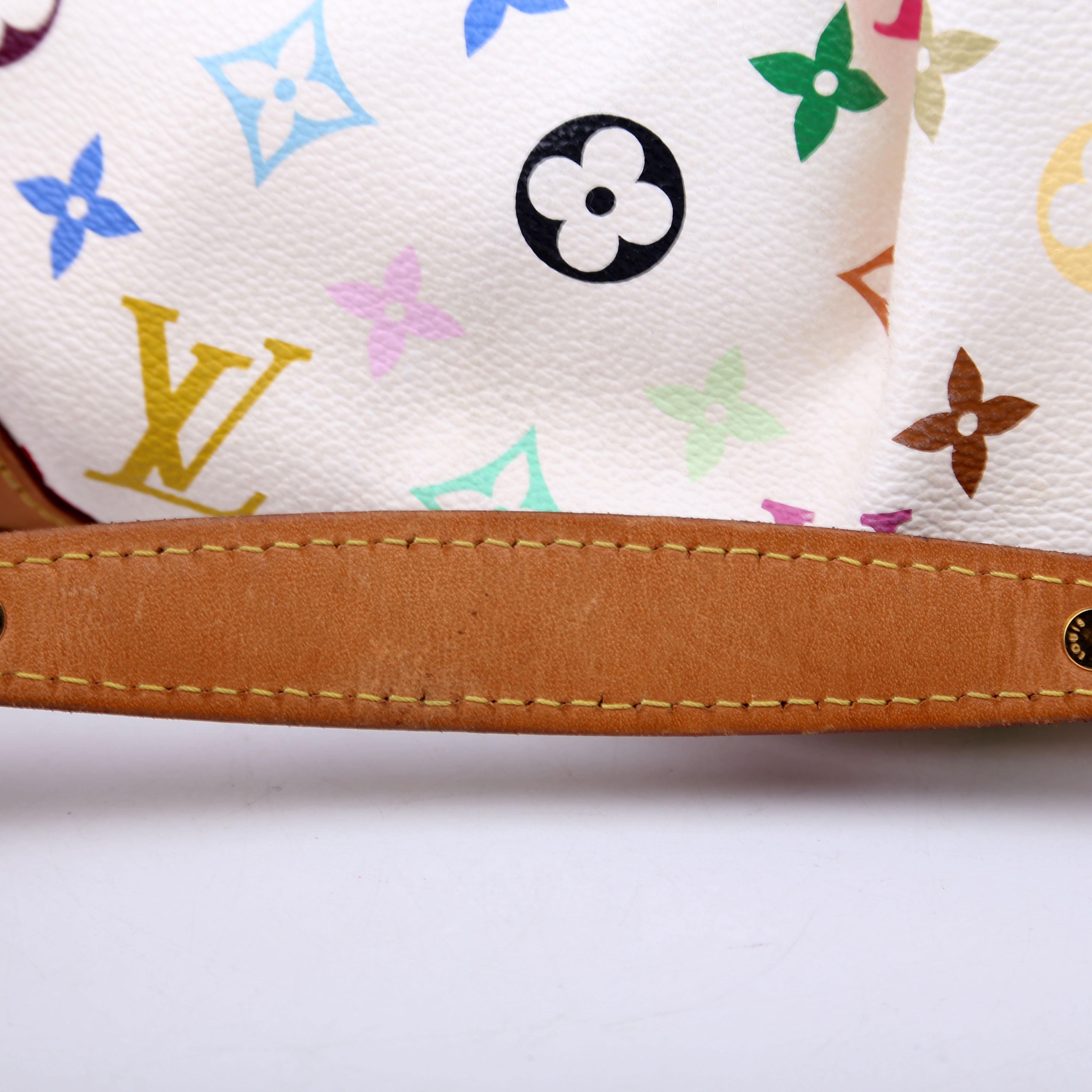 Judy MM Multicolor Monogram White