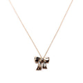 Bow Ribbon Necklace 925