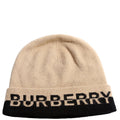 Logo Intarsia Cashmere-Blend Beanie Brown