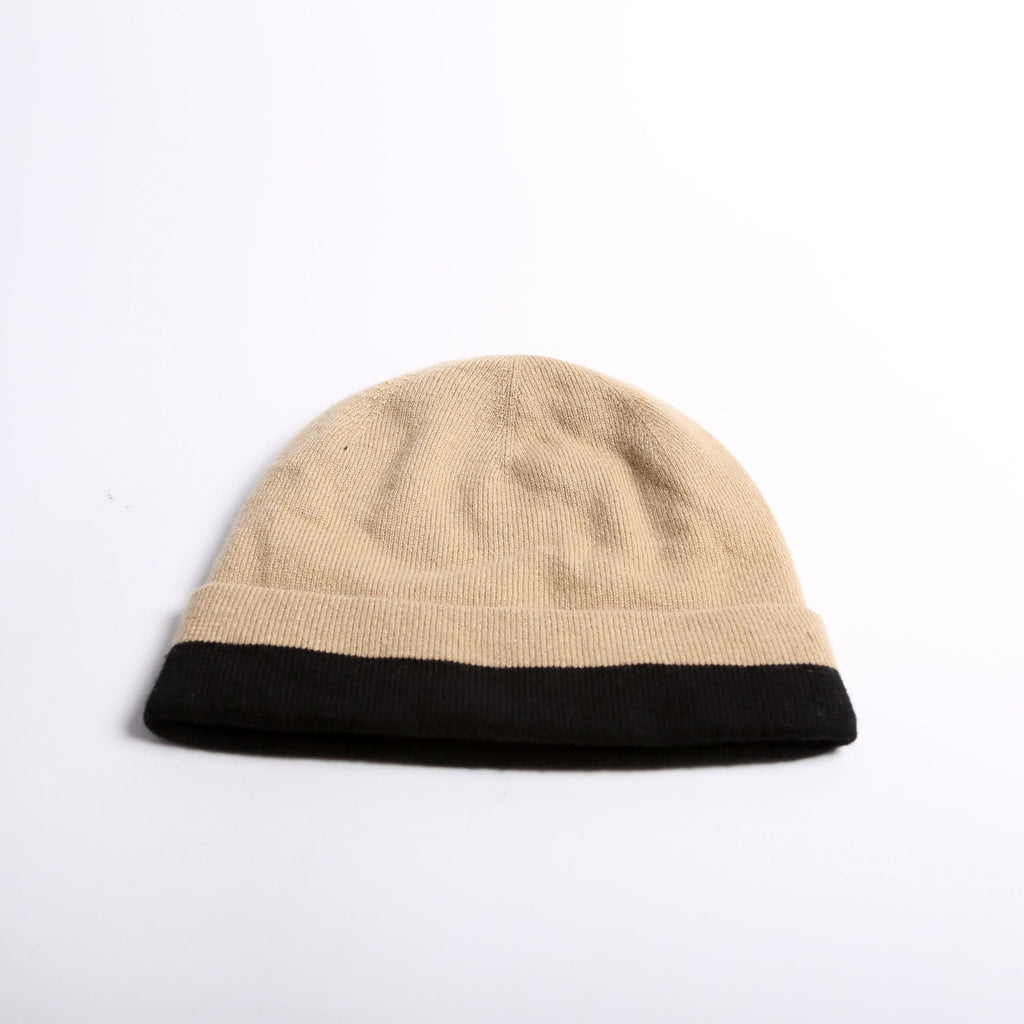 Logo Intarsia Cashmere-Blend Beanie Brown