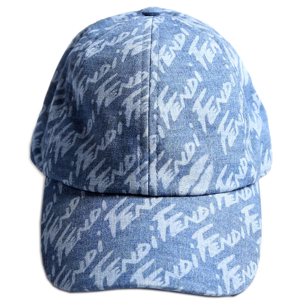 Fendi FXQ675 Denim Logo Size Small