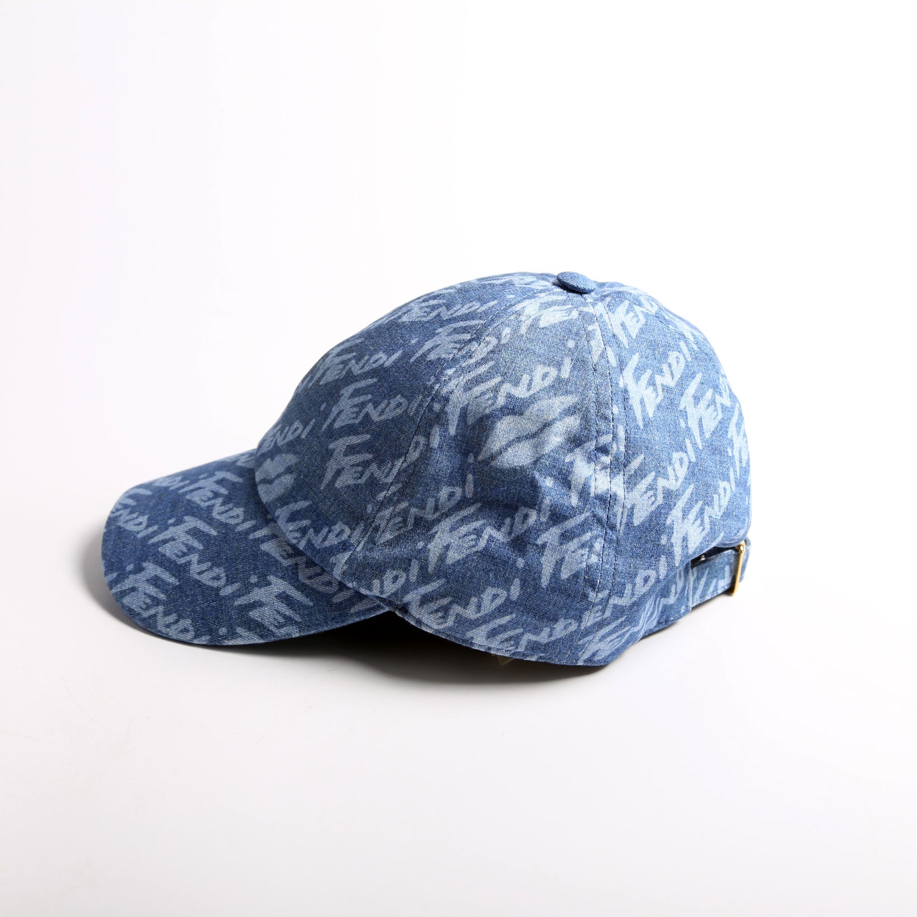 Fendi FXQ675 Denim Logo Size Small