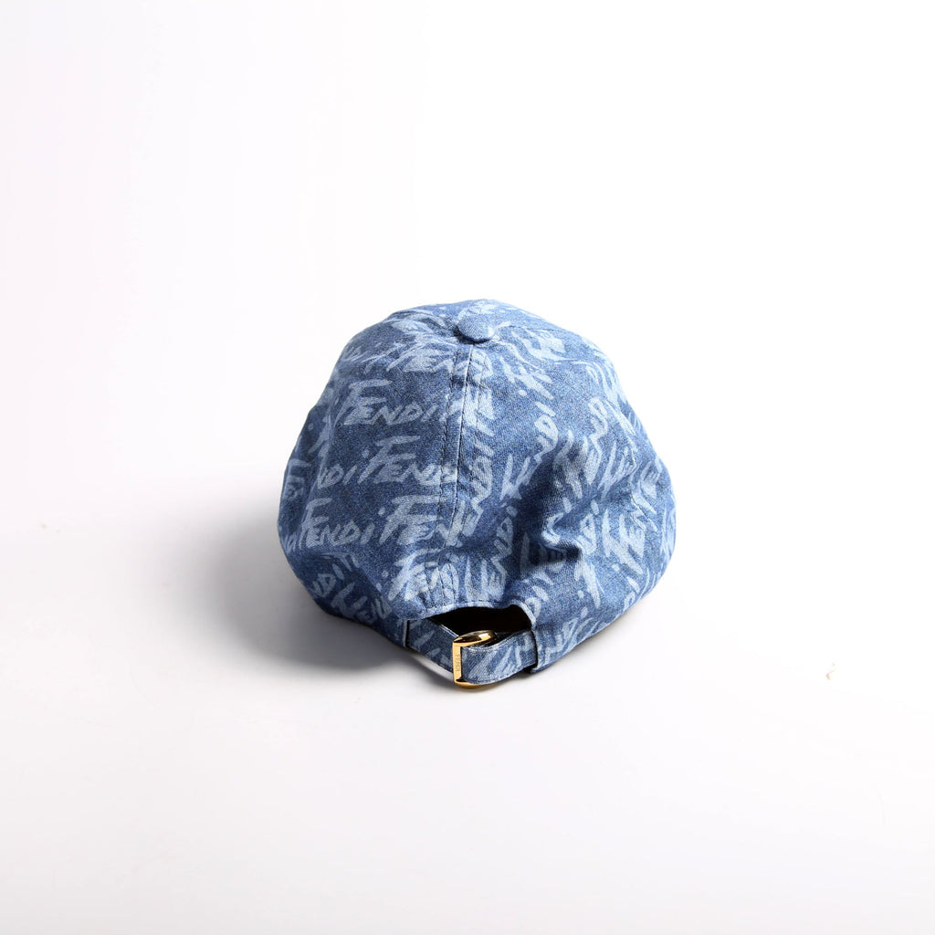 Fendi FXQ675 Denim Logo Size Small