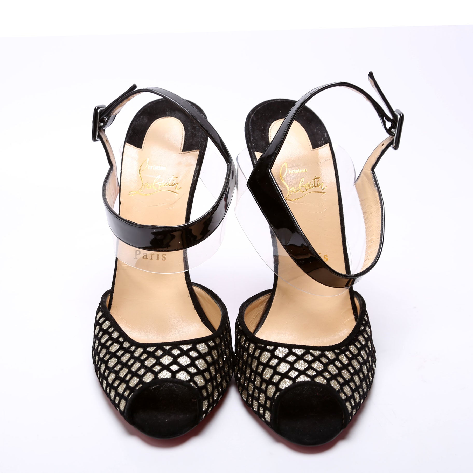 Just On 120MM Size 40.5 Black/Champagne