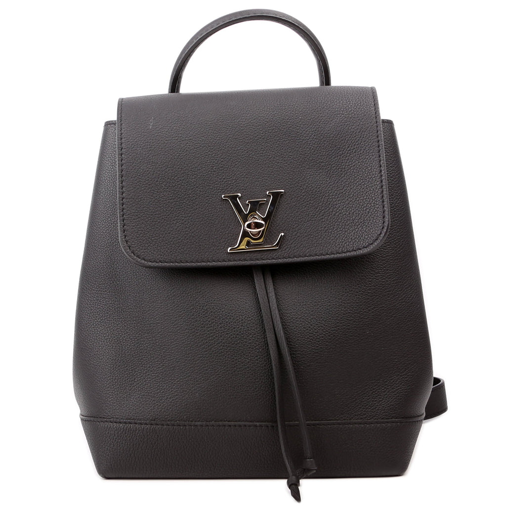 Lockme Backpack Calfskin Black