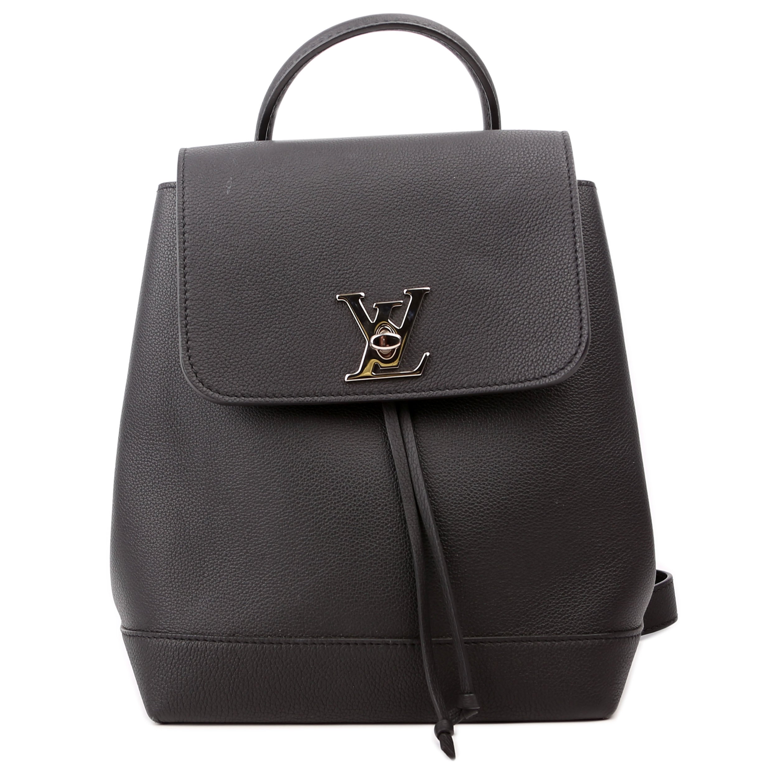 Lockme Backpack Calfskin Black