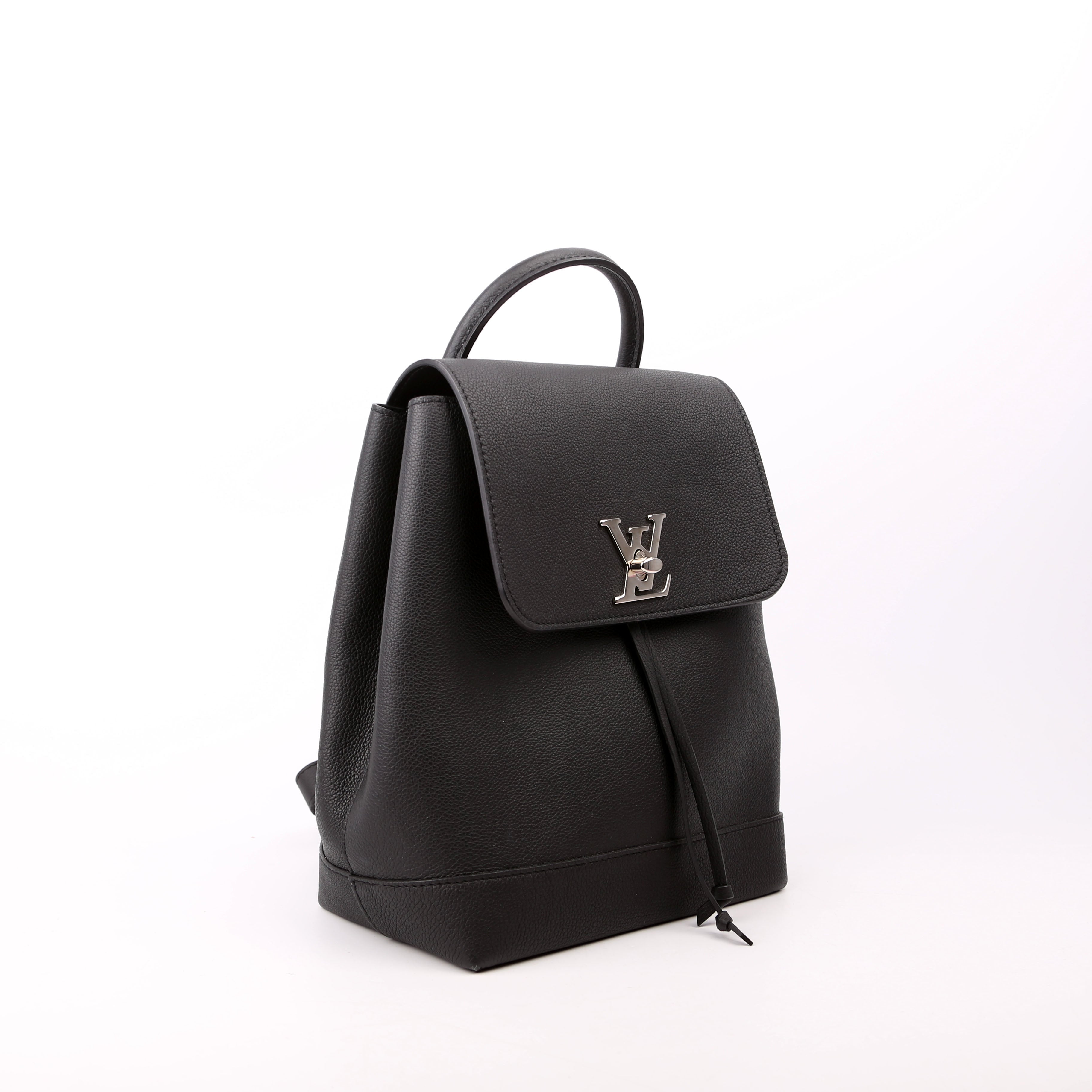 Lockme Backpack Calfskin Black