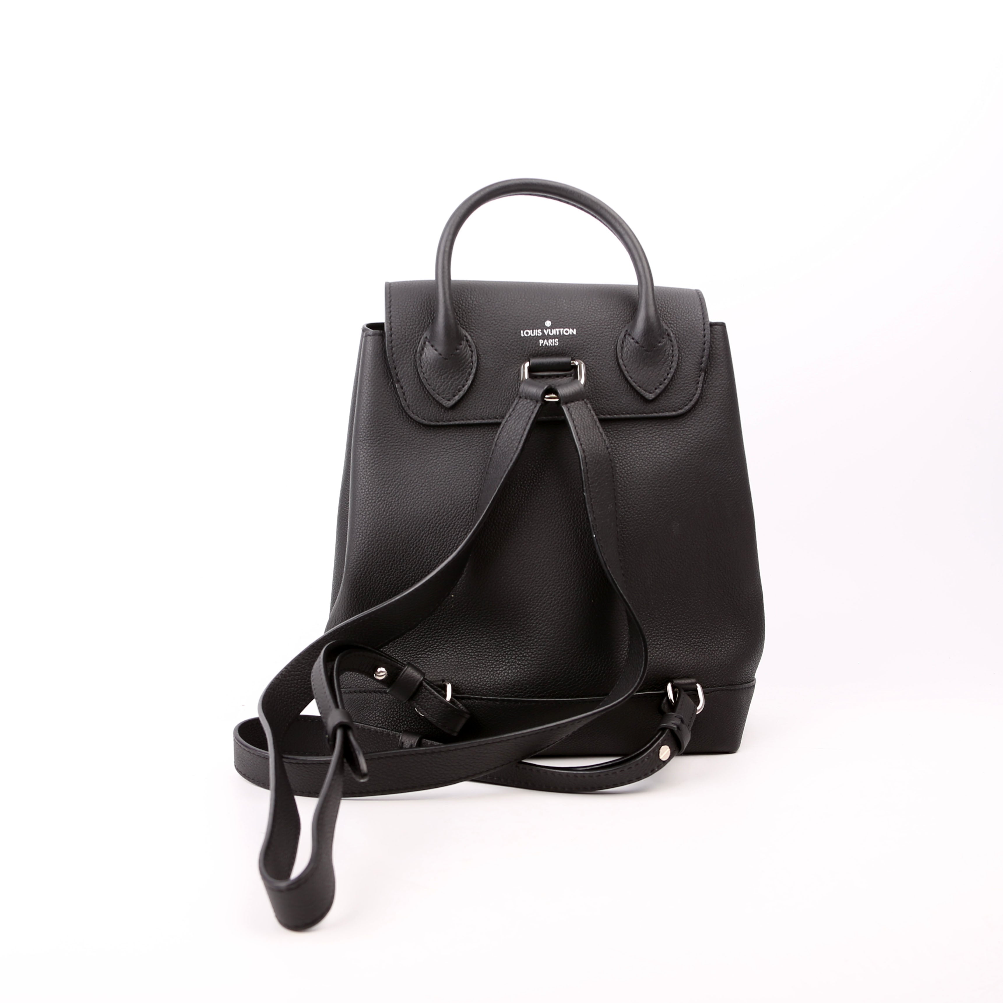Lockme Backpack Calfskin Black