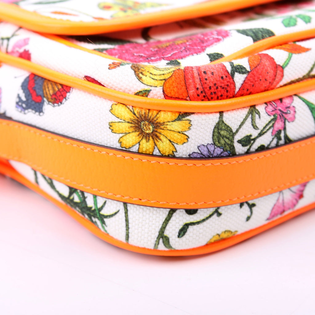 550147 Flora Canvas Crossbody Orange
