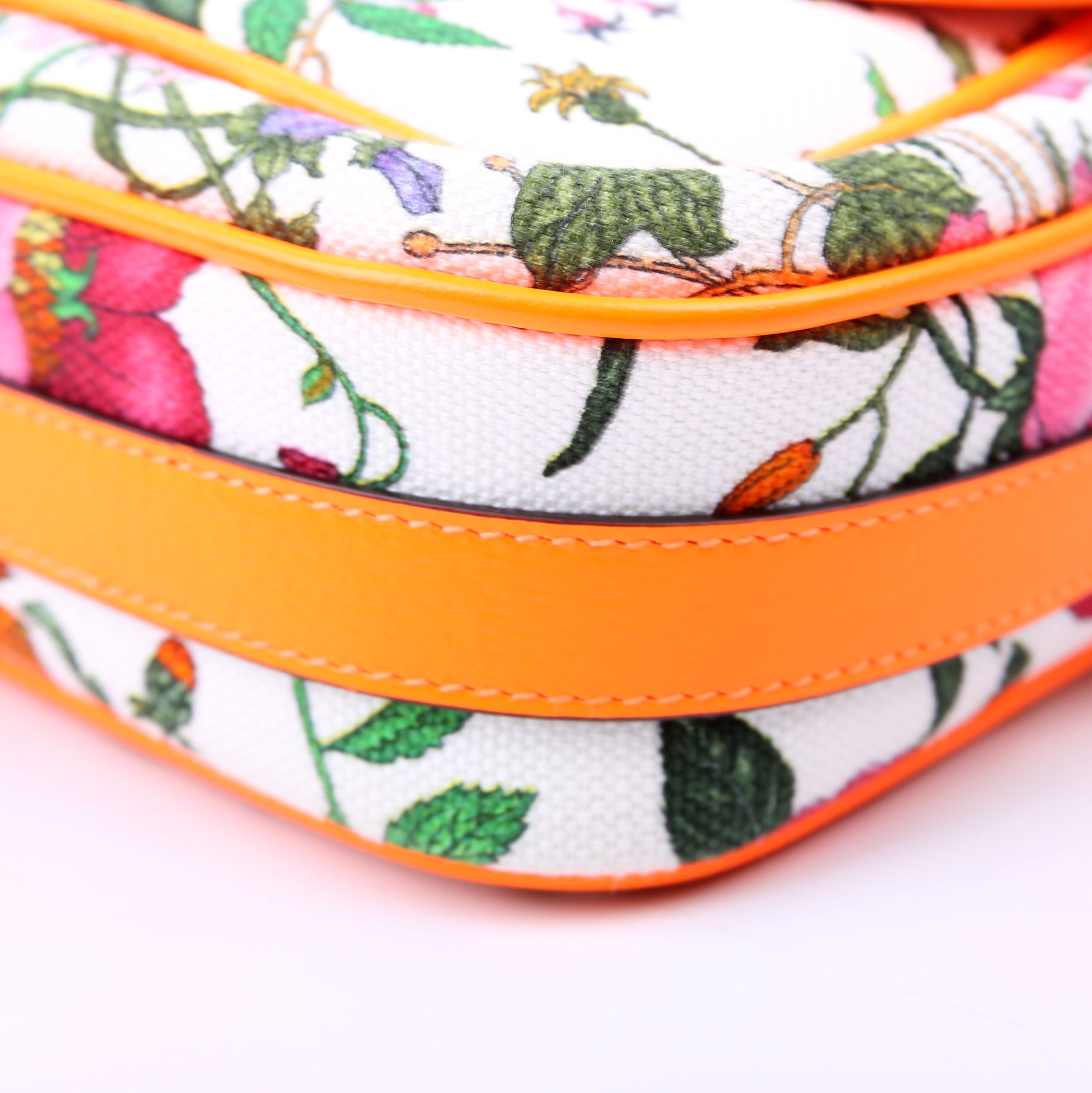 550147 Flora Canvas Crossbody Orange