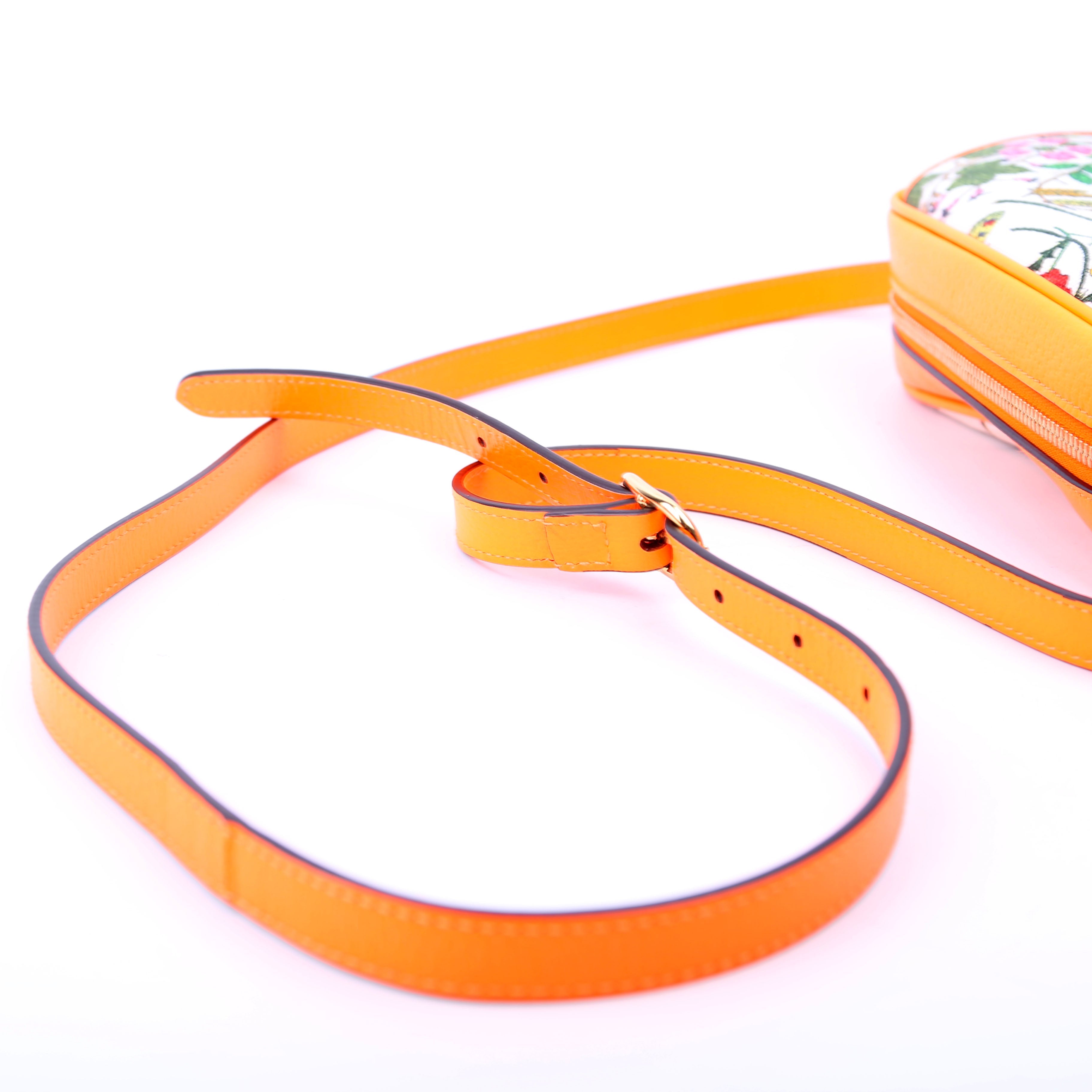 550147 Flora Canvas Crossbody Orange