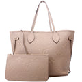 Neverfull MM With Wallet Empreinte Taupe