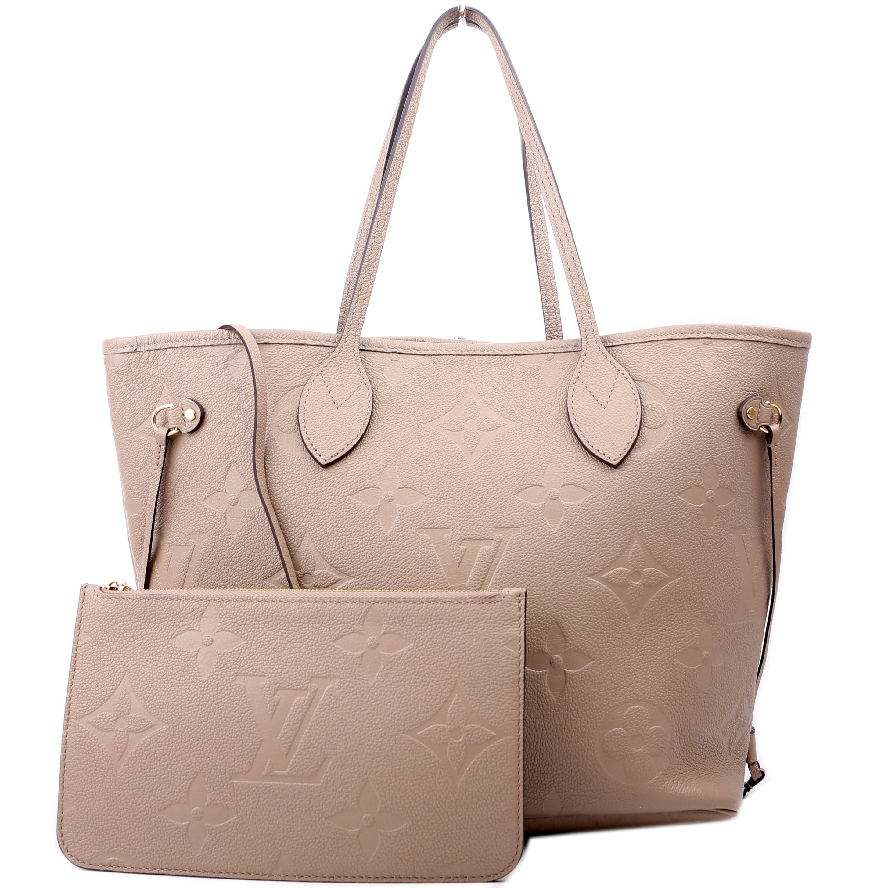 Neverfull MM With Wallet Empreinte Taupe