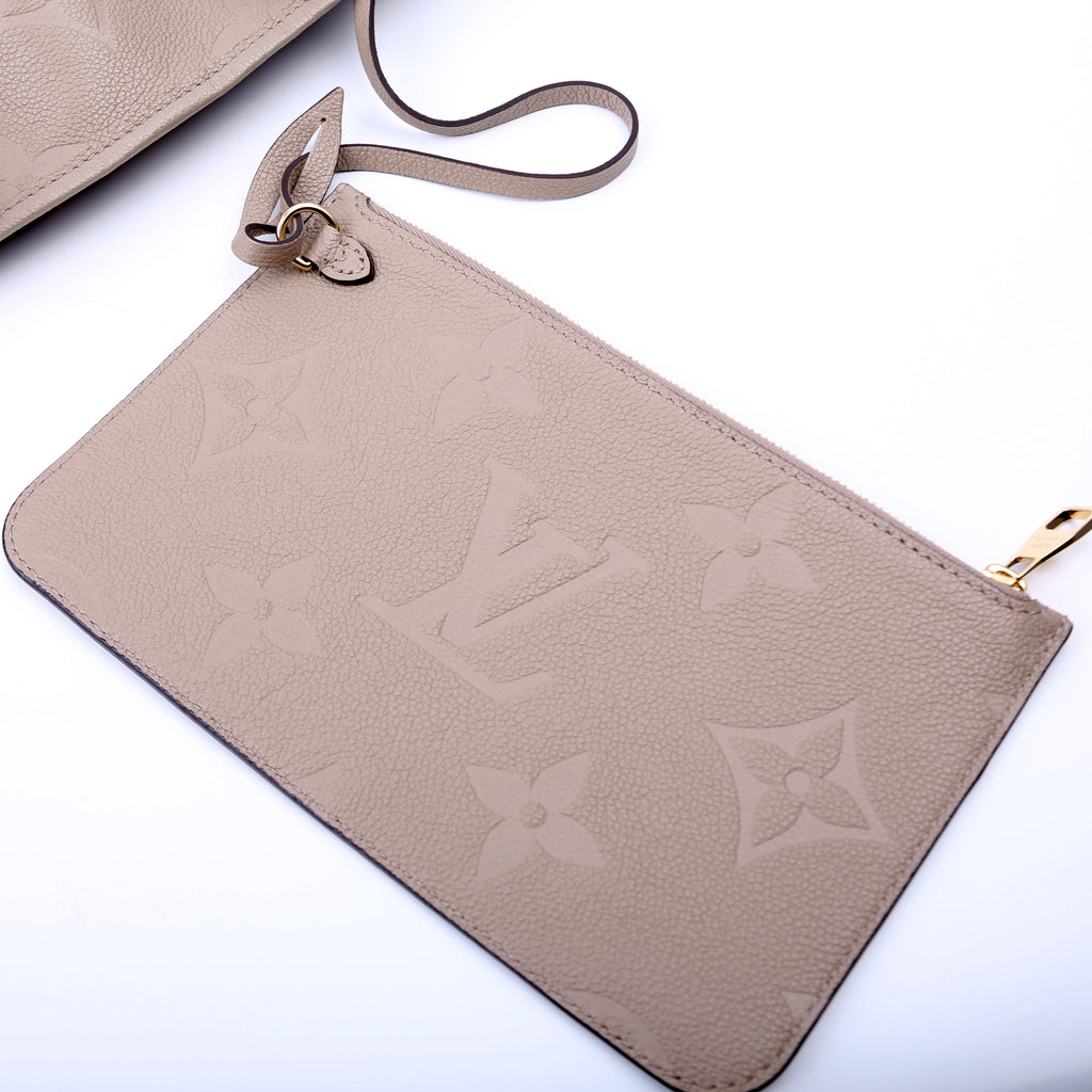 Neverfull MM With Wallet Empreinte Taupe
