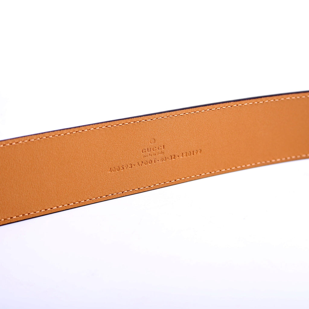 Gucci 400593 Marmont GG Leather Size 80/32 Brown