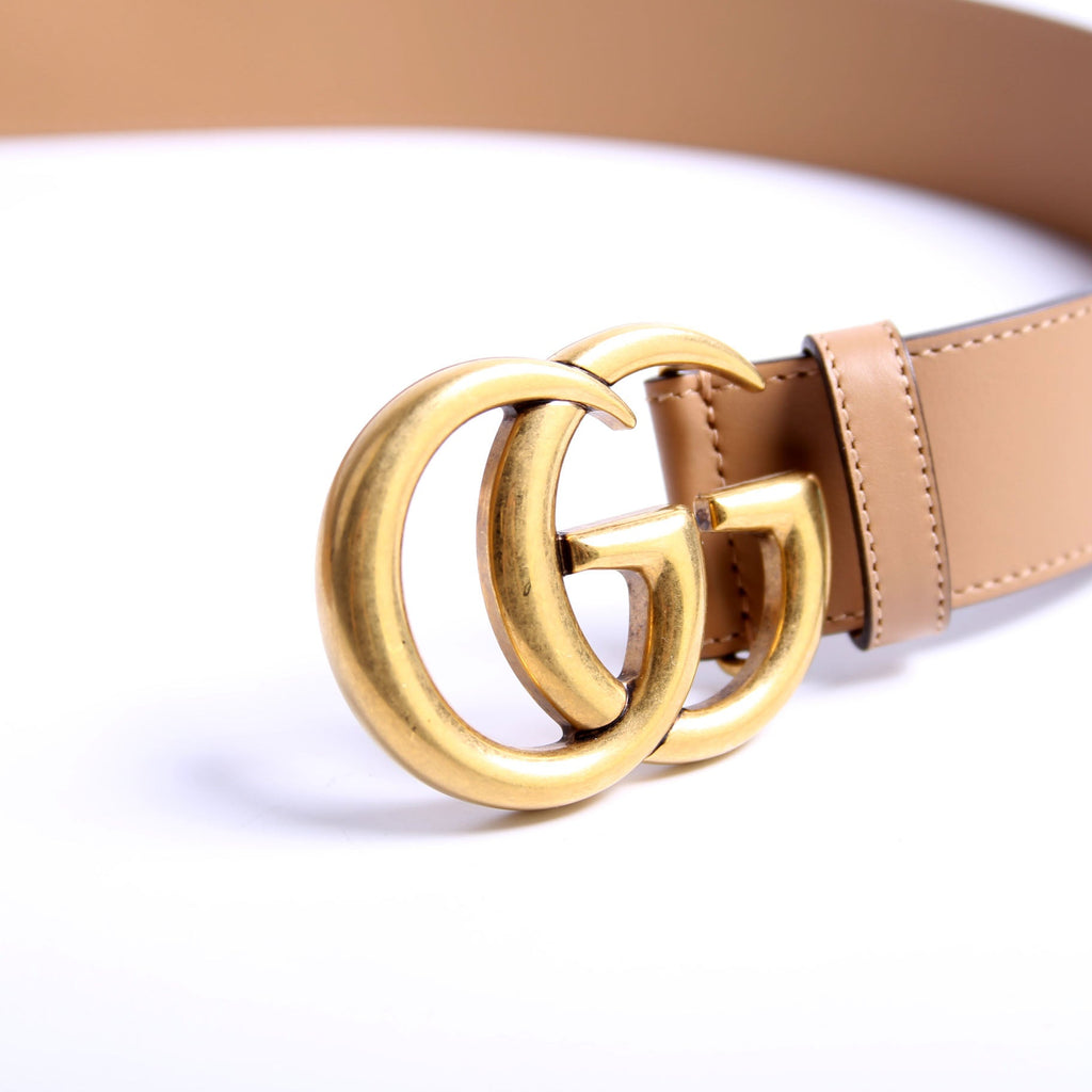 Gucci 400593 Marmont GG Leather Size 80/32 Brown