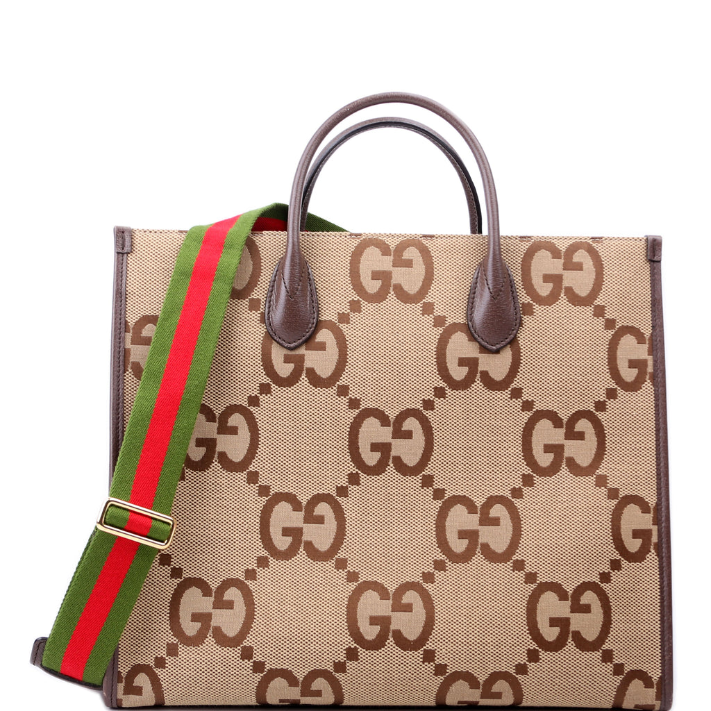 Gucci 678839 Jumbo GG Tote Bag Brown