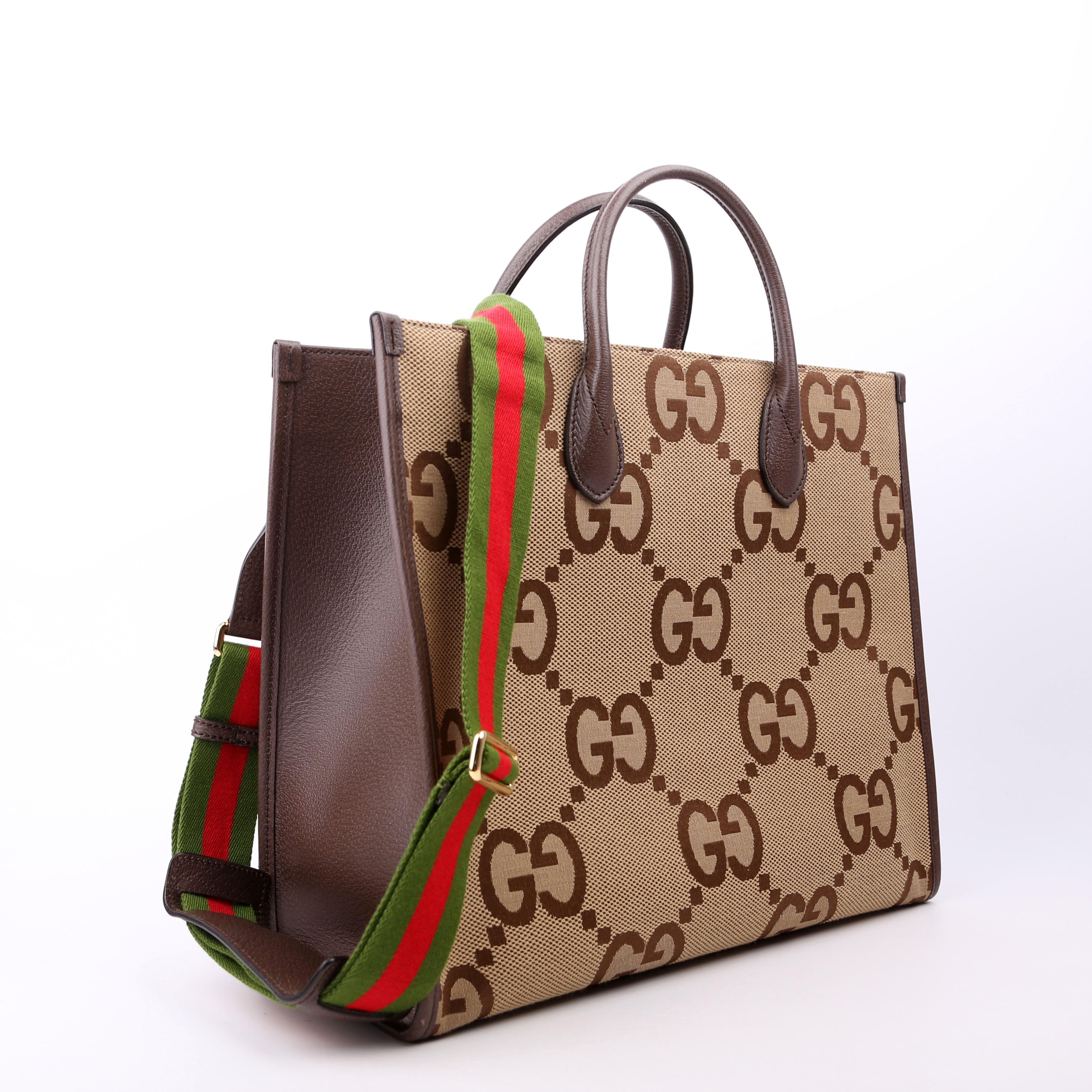 Gucci 678839 Jumbo GG Tote Bag Brown