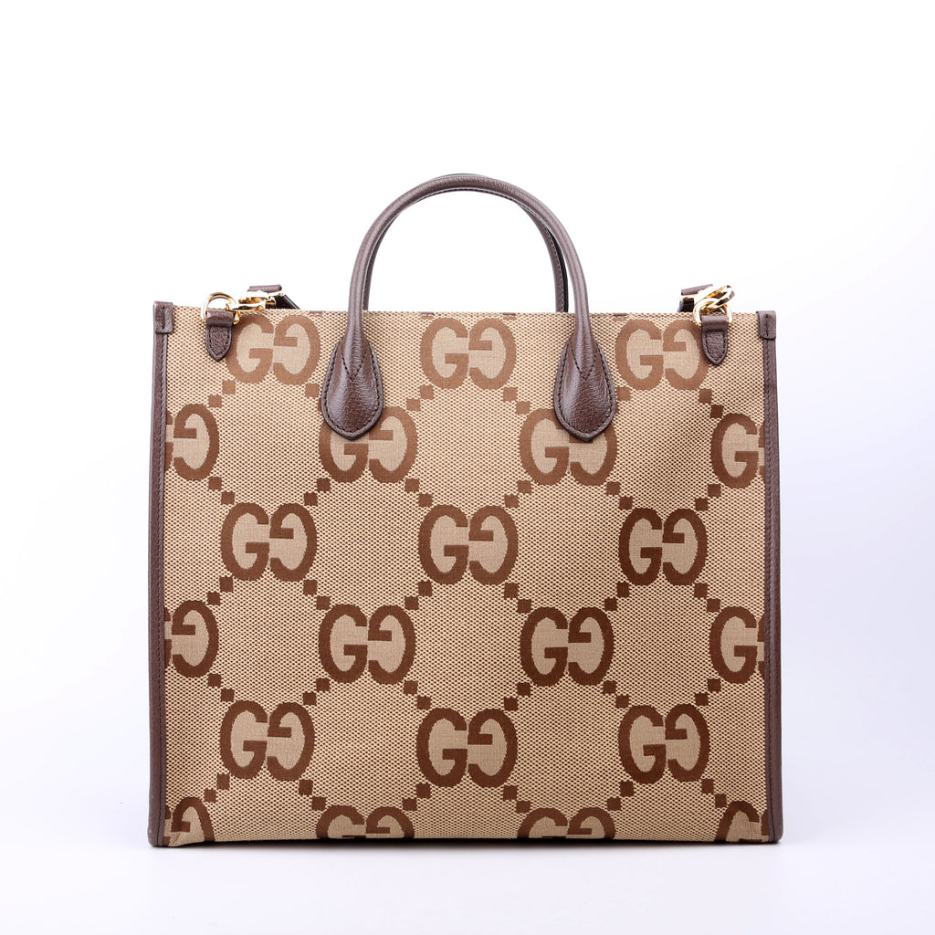 Gucci 678839 Jumbo GG Tote Bag Brown