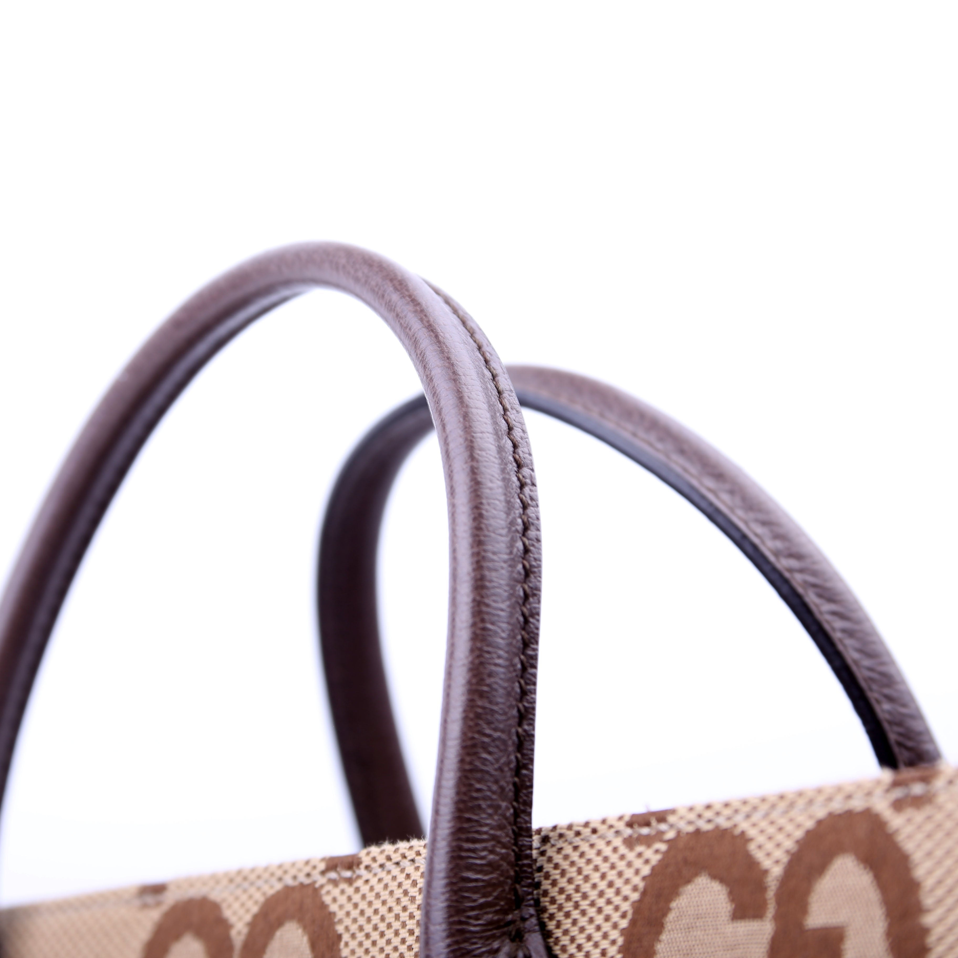 Gucci 678839 Jumbo GG Tote Bag Brown