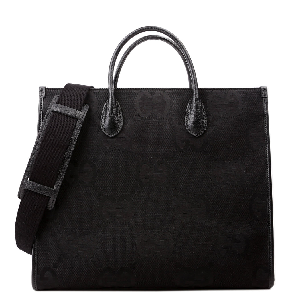 Gucci 678839 Jumbo GG Tote Bag Black