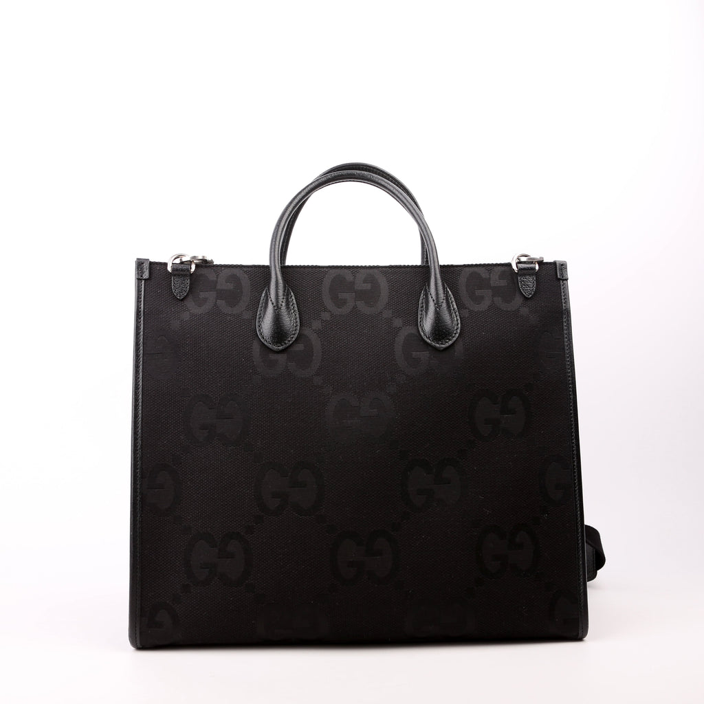 Gucci 678839 Jumbo GG Tote Bag Black