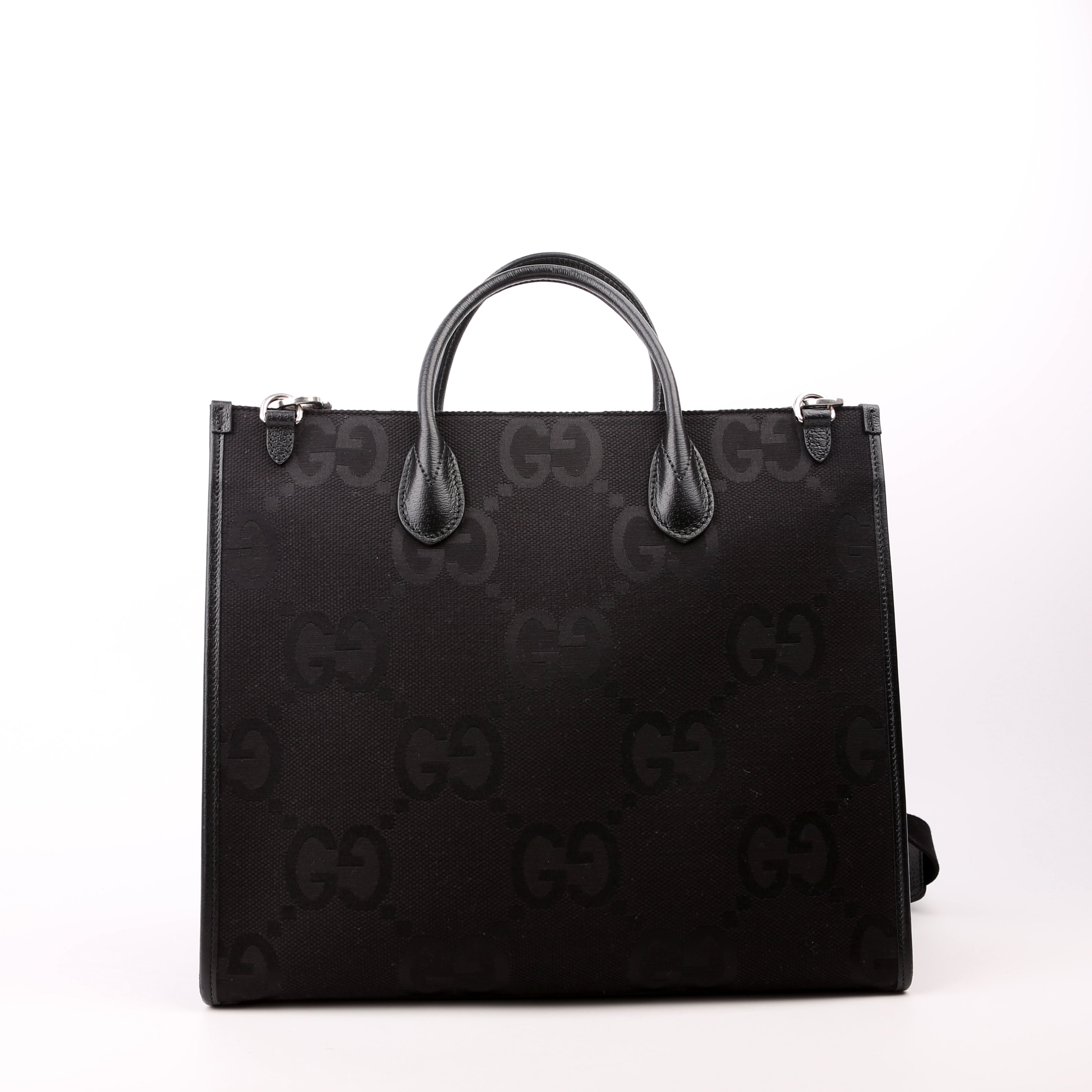 Gucci 678839 Jumbo GG Tote Bag Black