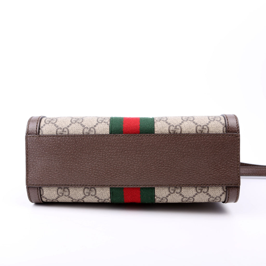 547551 GG Supreme Ophidia Small Tote Brown