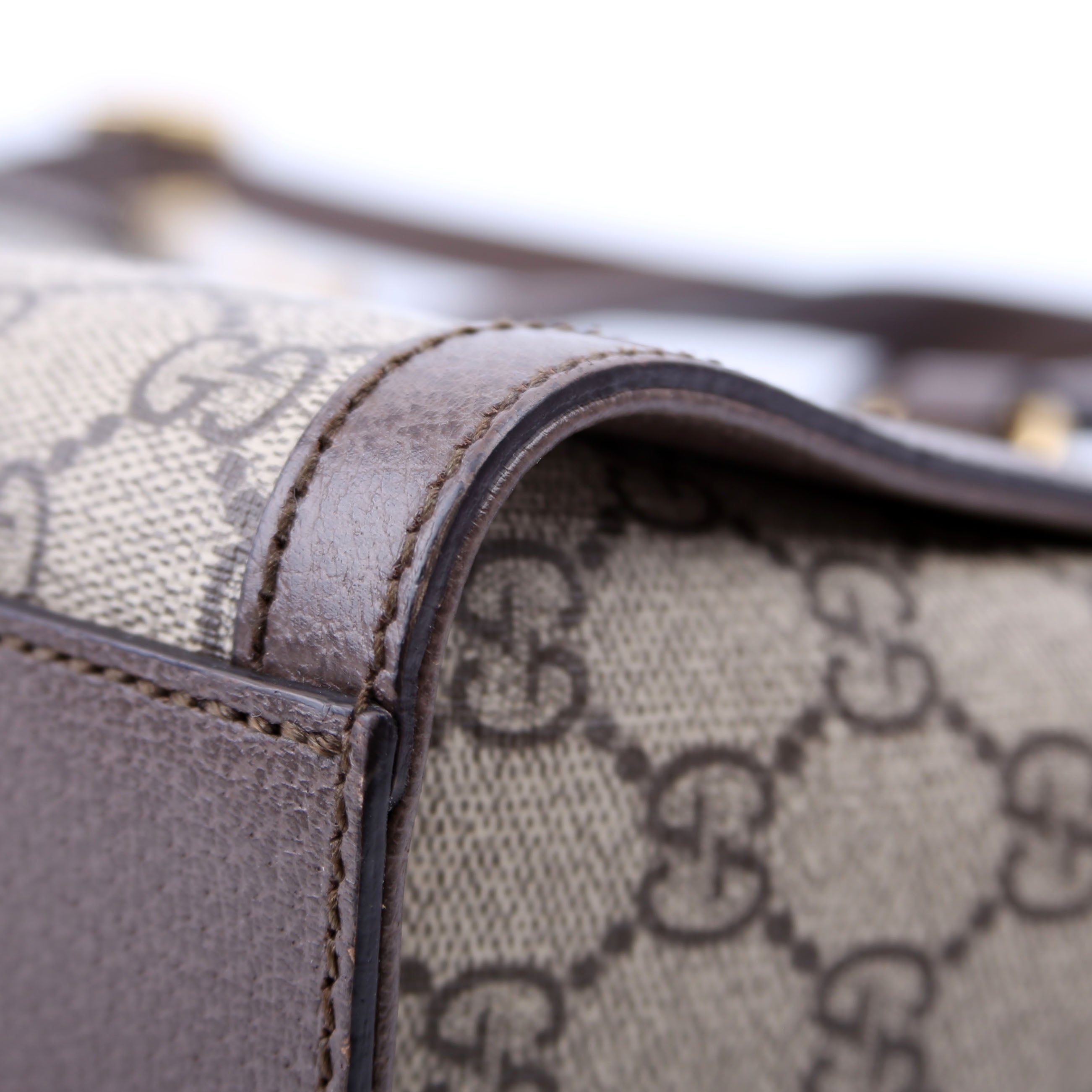 547551 GG Supreme Ophidia Small Tote Brown