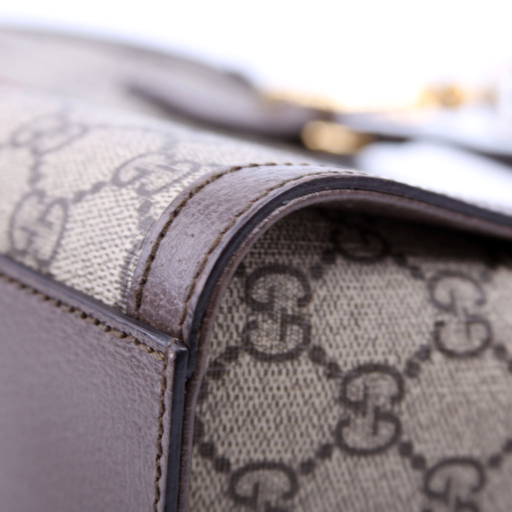 547551 GG Supreme Ophidia Small Tote Brown