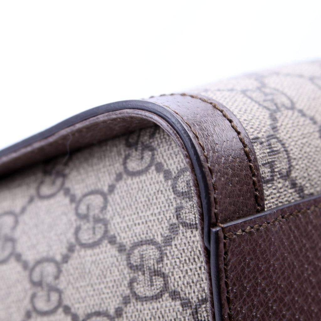 524537 Ophidia GG Medium Tote Brown