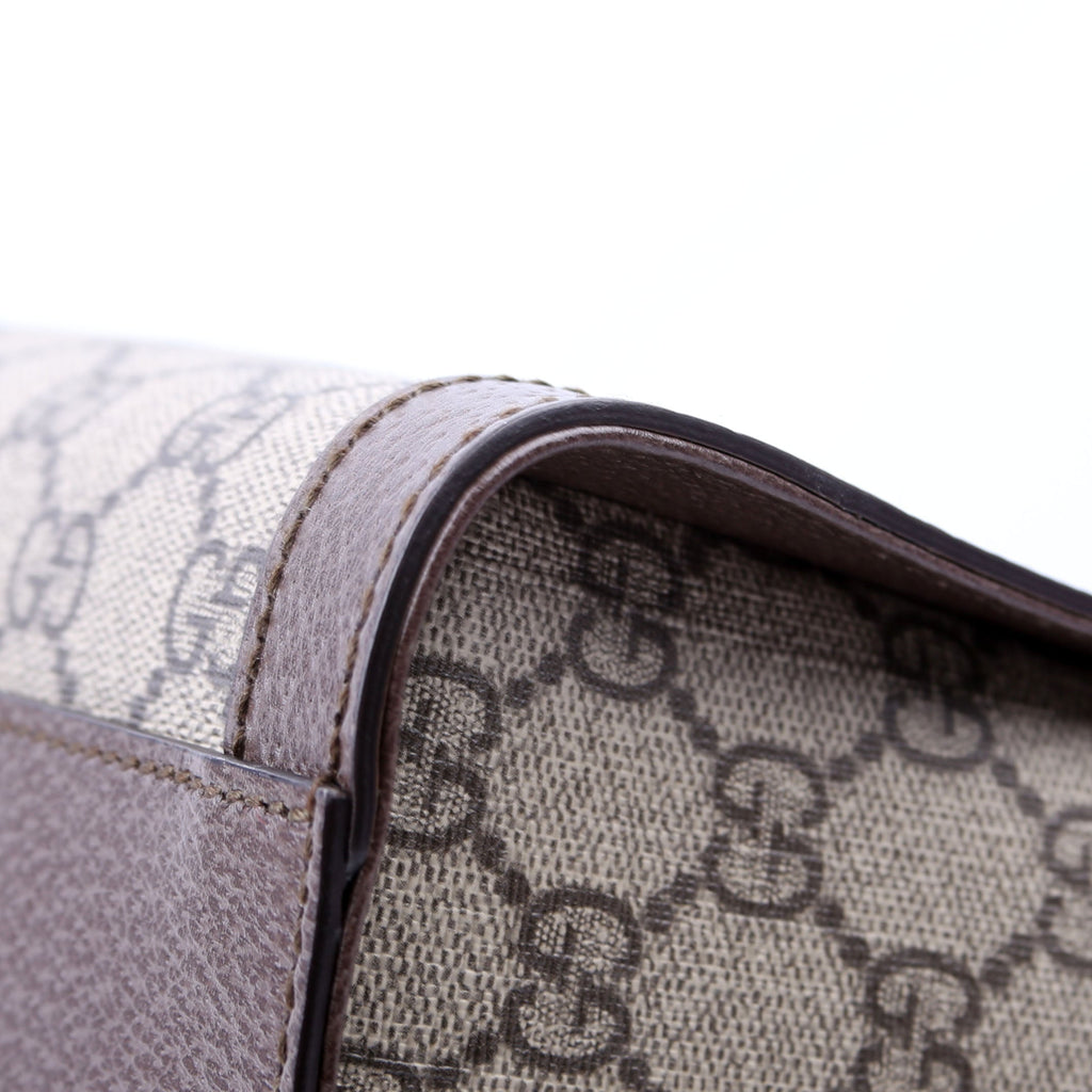 524537 Ophidia GG Medium Tote Brown