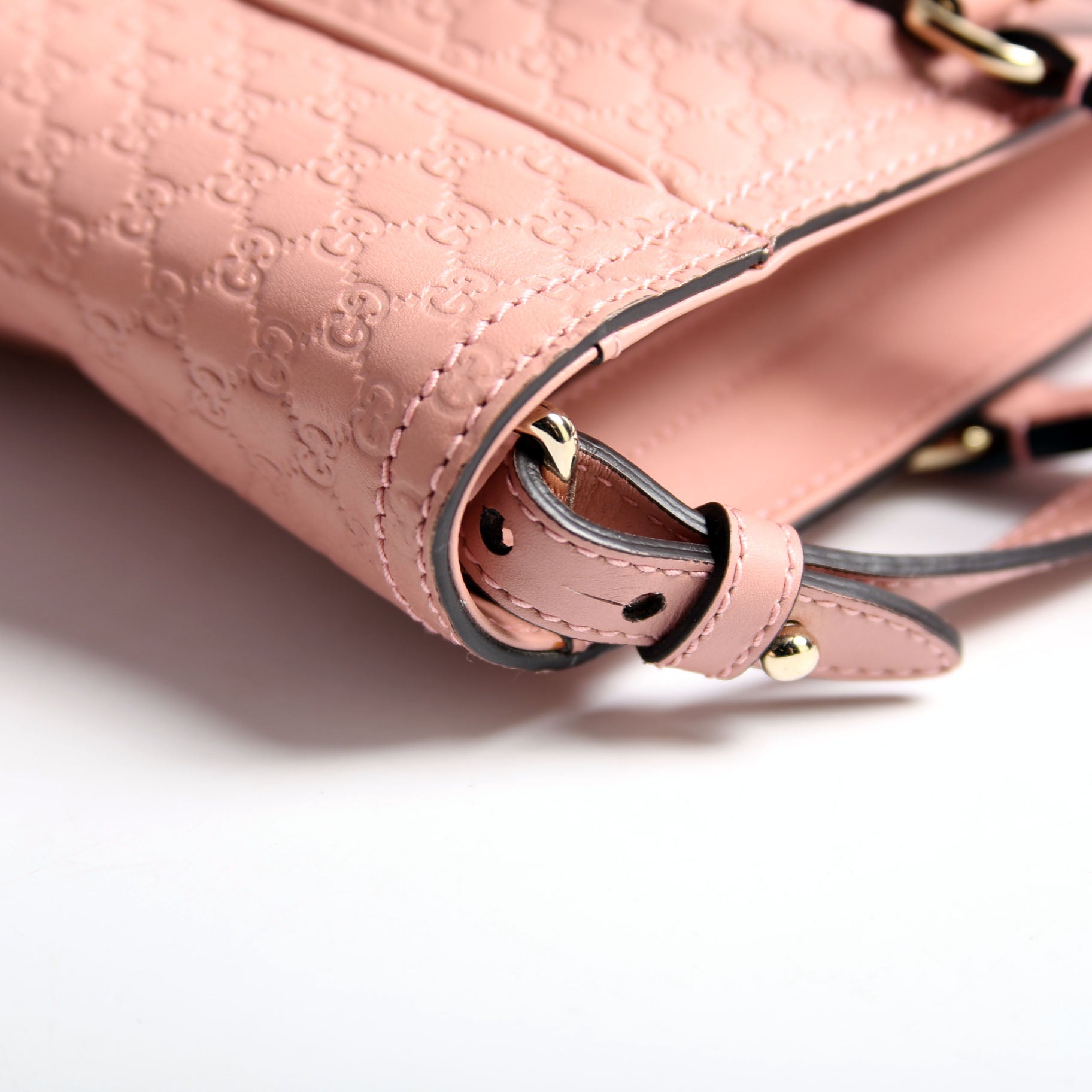 Gucci 449241 Micro Guccissima Bree Small Tote Pink